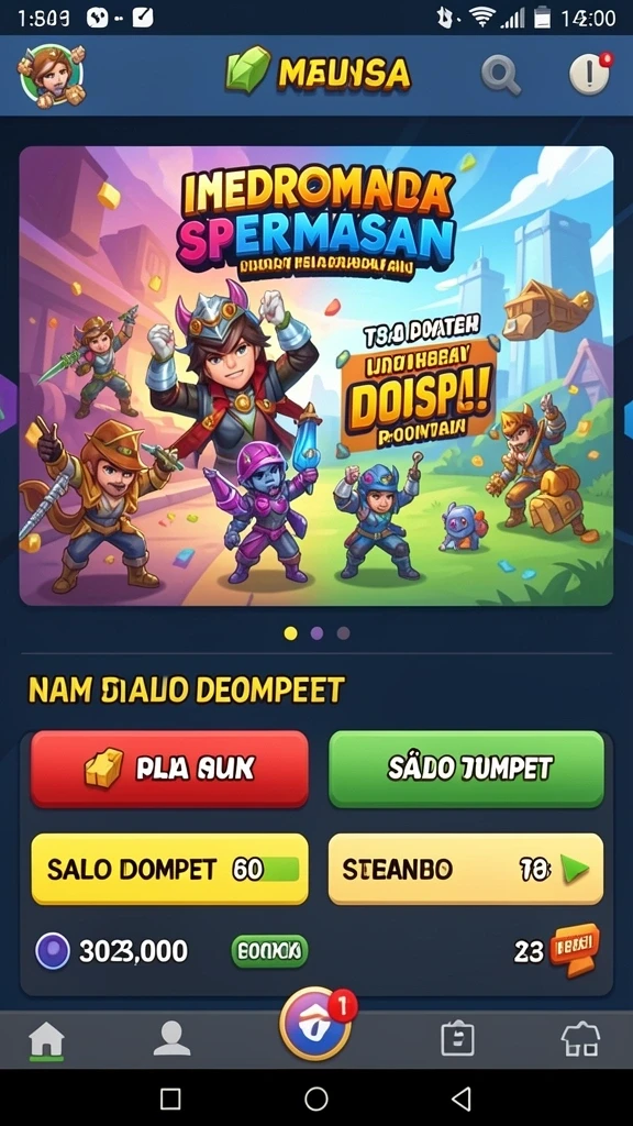 Tampilan antarmuka pengguna yang sederhana dan menarik.
