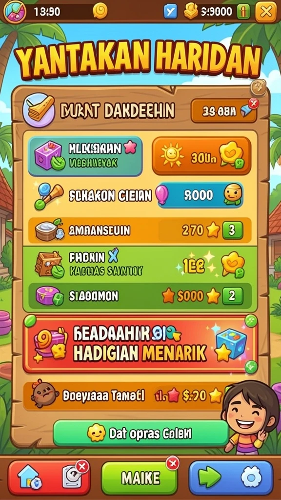 Grafis yang berkualitas tinggi dan detail yang tajam.