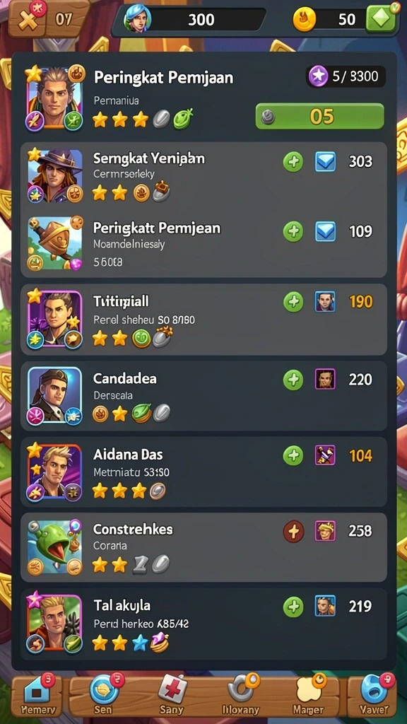 Tangkapan layar menampilkan level baru yang menantang.