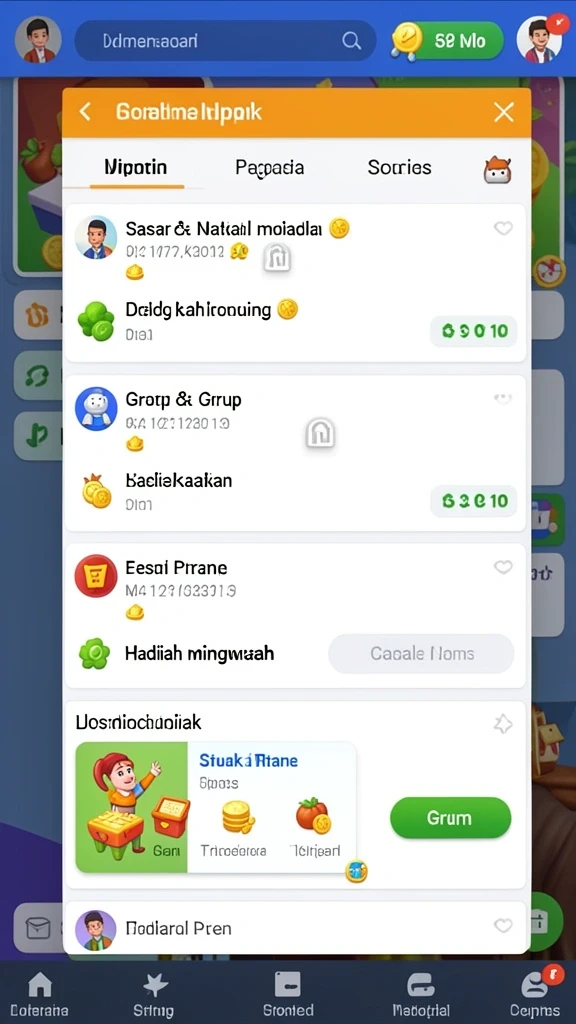 Tampilan antarmuka yang user-friendly.