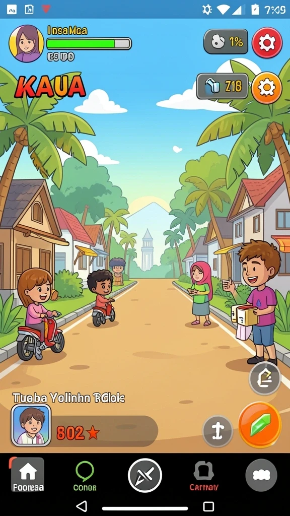Grafis yang tajam dan memukau.