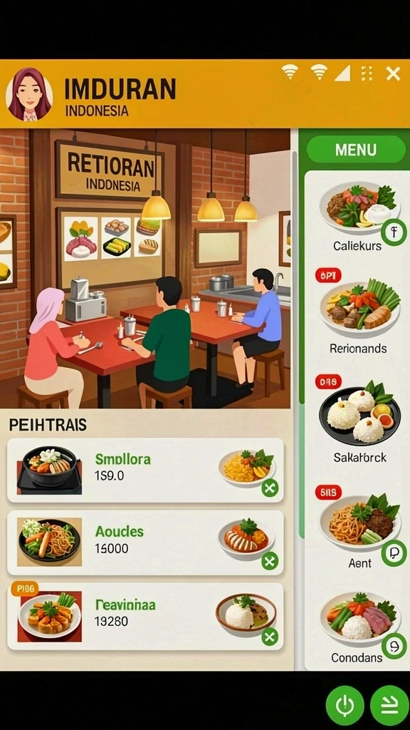 Tampilan mesin slot yang menarik dan interaktif.