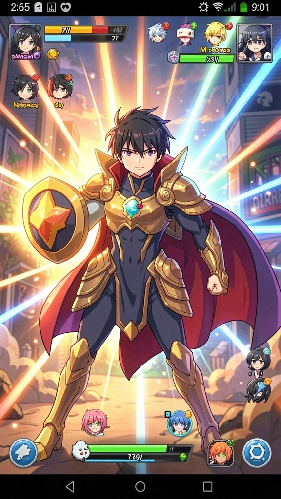 Gameplay yang seru dan menantang di setiap level.