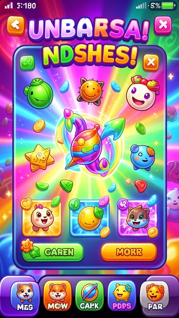Tampilan salah satu level yang penuh warna dan detail.