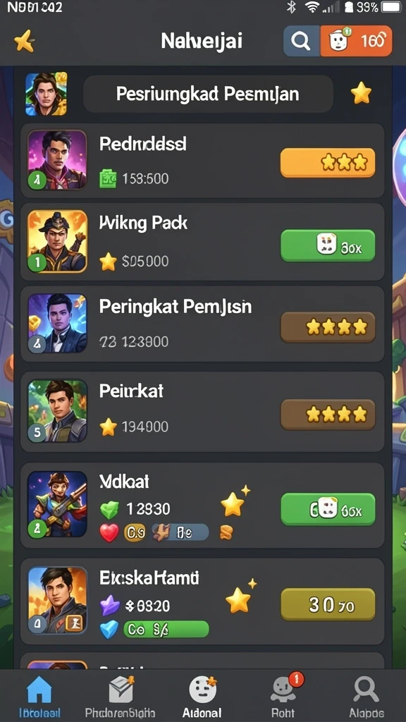 Pertarungan seru melawan boss yang menantang.