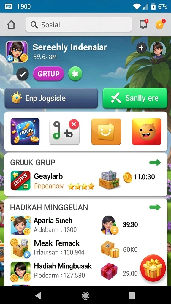Tampilan antarmuka yang menarik dan mudah digunakan.