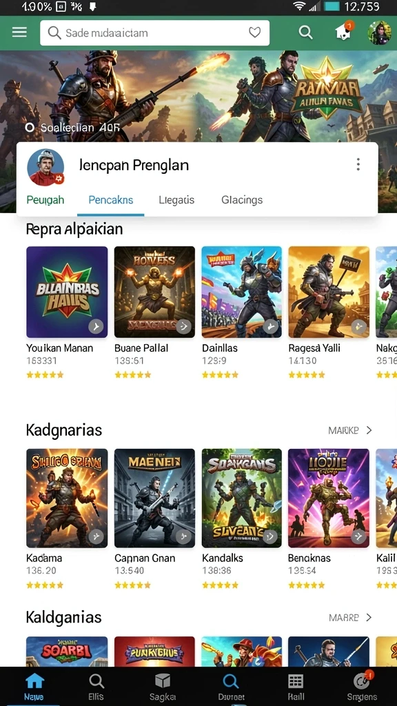 Tangkapan layar fitur permainan utama JEJUSLOT.