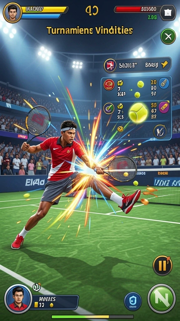 Fitur interaksi sosial dengan teman-teman dalam game.