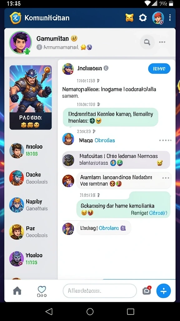 Tampilan antarmuka yang user-friendly.