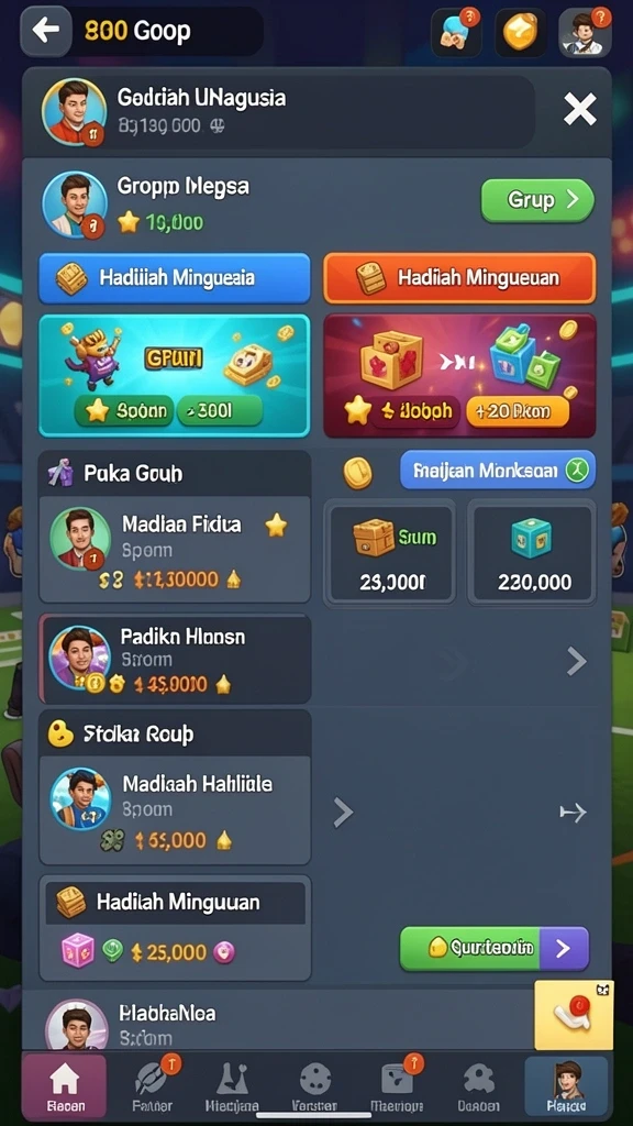 Bersaing dengan pemain lain secara real-time.