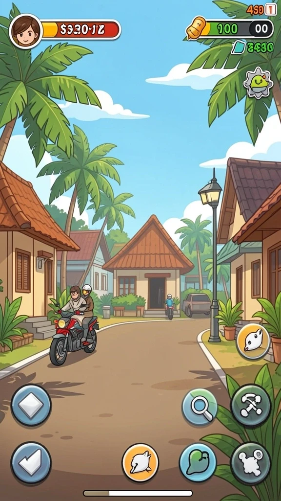 Tampilan antarmuka pengguna yang menarik.