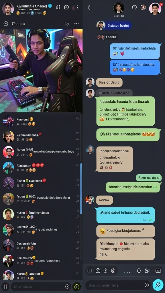 Komunitas aktif yang saling mendukung.