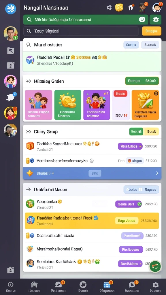 Tampilan awal yang menawan dan interaktif.
