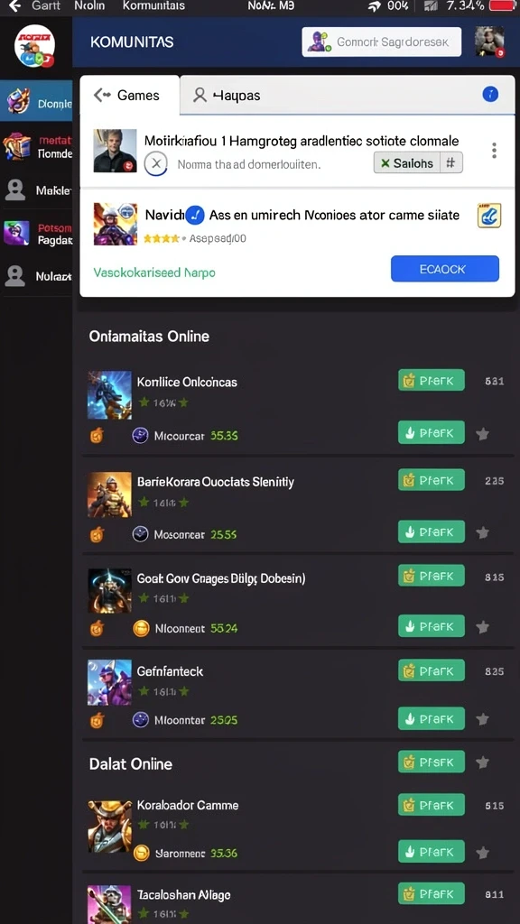 Screenshot memperlihatkan peta dunia yang luas.