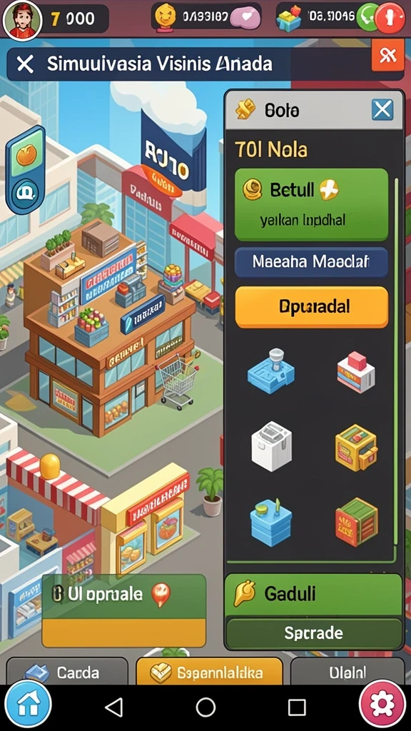 Mode permainan yang beragam dan seru untuk dimainkan.