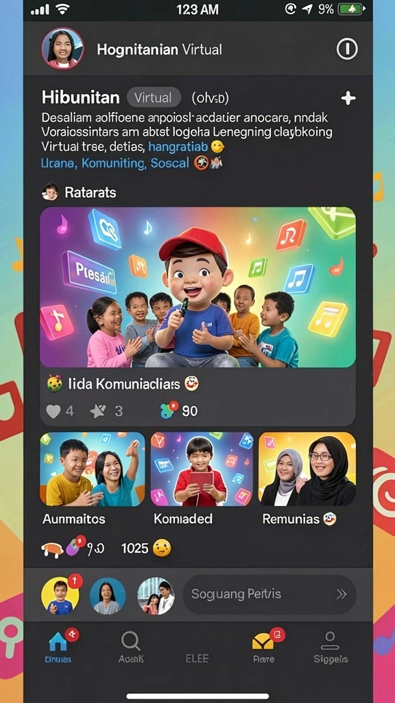 Tangkapan layar memperlihatkan sistem kustomisasi karakter yang beragam.