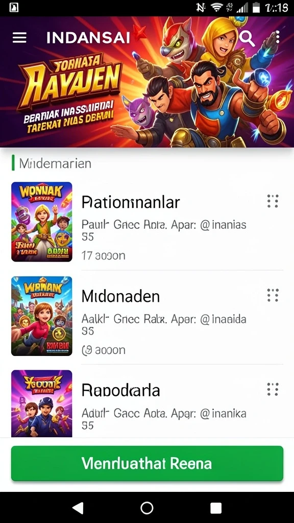 Skema level yang penuh warna dan penuh tantangan.