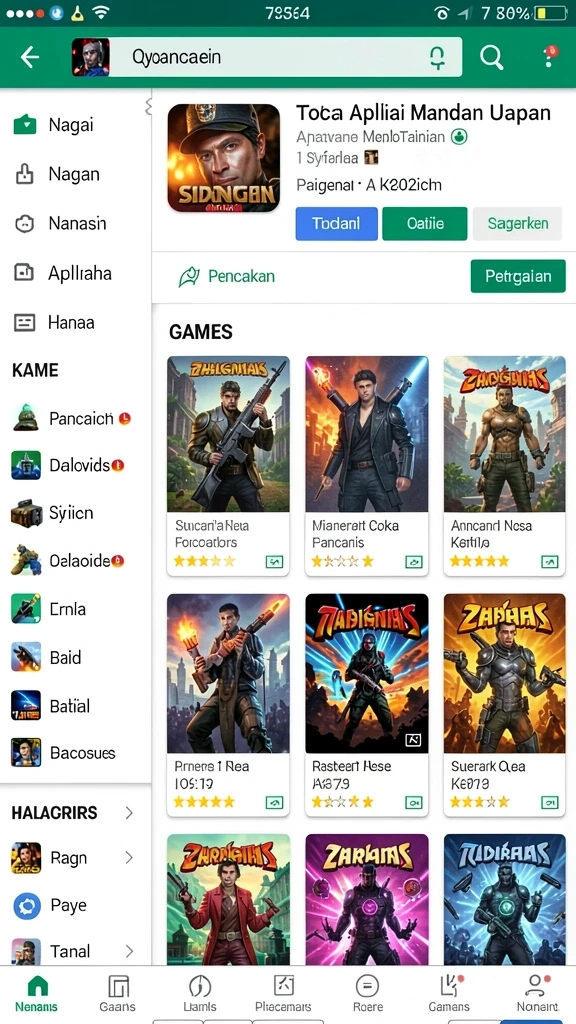 Beragam permainan yang mengasyikkan dan menantang.