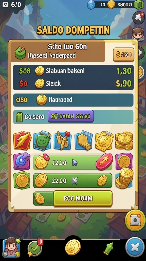 Tampilan grafis yang memukau dalam game.