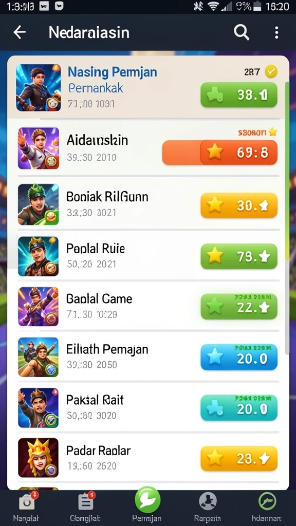 Tampilan antarmuka yang user-friendly dan menarik.