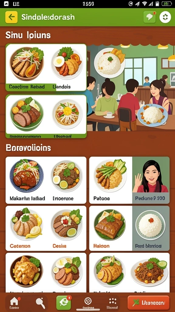 Tampilan antarmuka yang menarik dan intuitif.